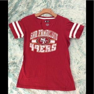 Team apparel NFL 49ers, vintage look, small
